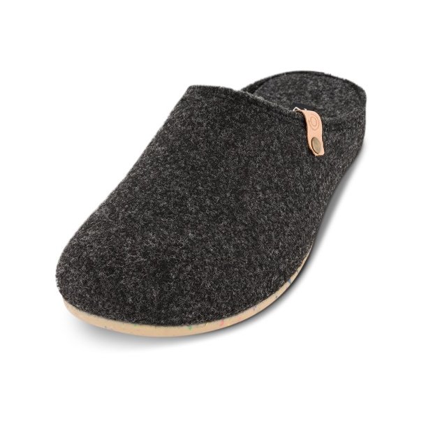 Zafary hjemmesko - anthrazi/mrk gr  678000125