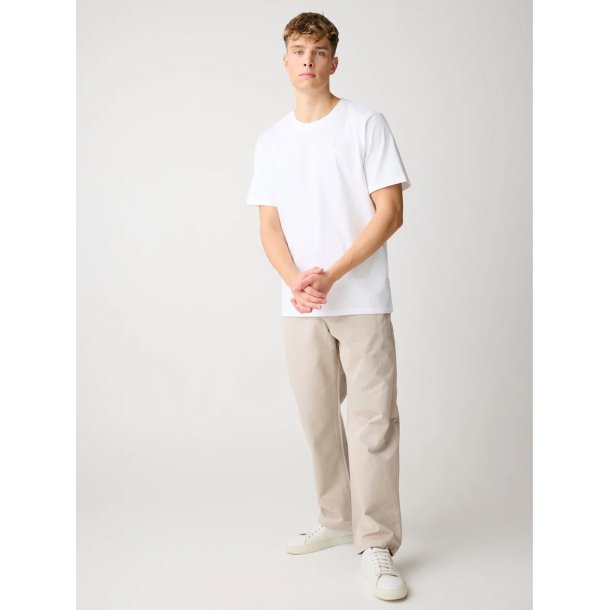 Knowledge Cotton flint pants - light feather 1070091 