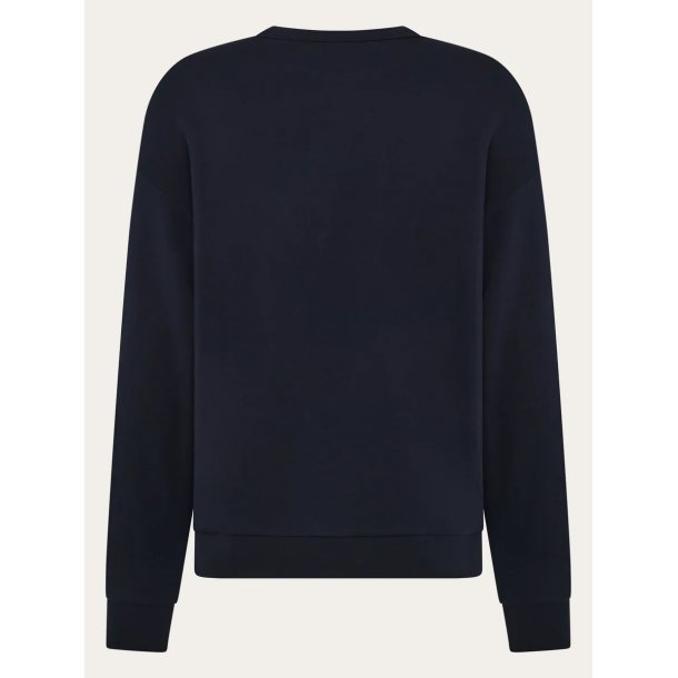 Knowledge Cotton Relaxed printed crew neck - night sky 1030095