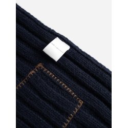 Blue de genes BGcomforto knit scarf - dark navy 