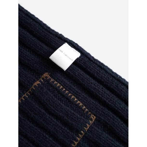 Blue de genes BGcomforto knit scarf - dark navy 