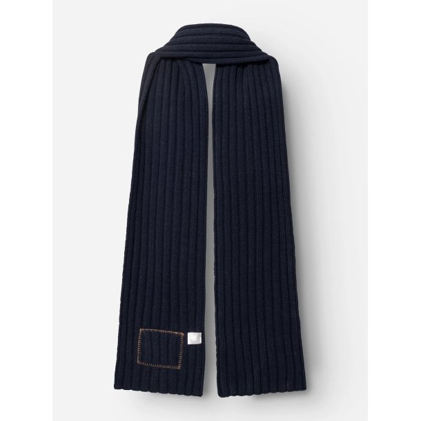 Blue de genes BGcomforto knit scarf - dark navy 