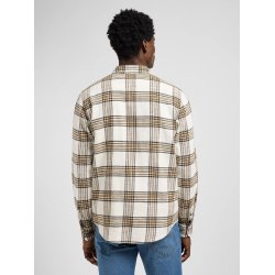 Lee Regular clean western shirt - Ecru ochre plaid