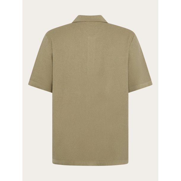 Knowledge Cotton Regular knit shirt - twill 1080118