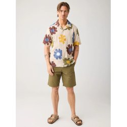 Knowledge Cotton Relaxed print short sleeve shirt - multi color 1090179