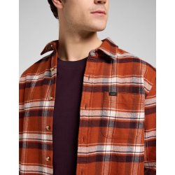 Lee relaxed mercantile shirt - Rusty Clay Plaid