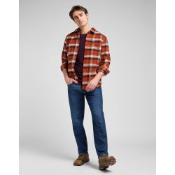 Lee relaxed mercantile shirt - Rusty Clay Plaid