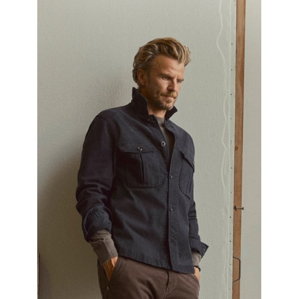 Blue de genes BGbarnaba iro overshirt - navy 