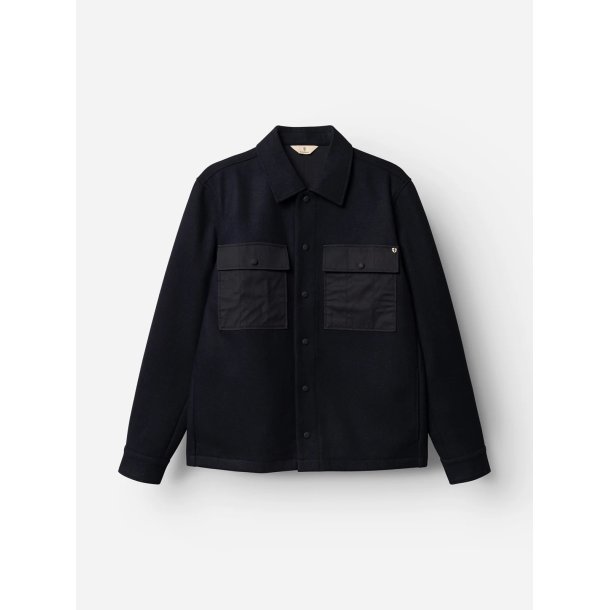 Blue de genes BGboyd wool jacket - dark navy 