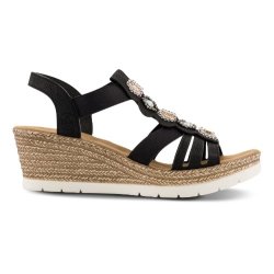 Rieker sandal - sort 619B2-00