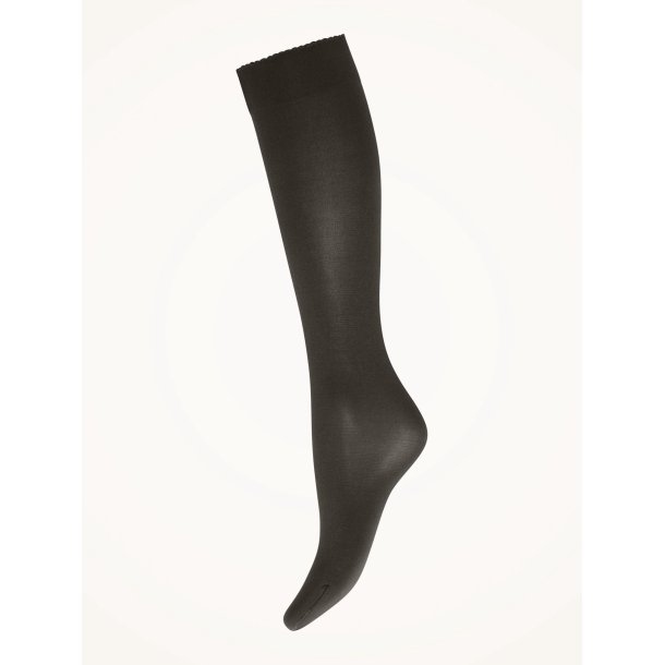 Wolford velvet de luxe 50 knee-high - nearly black 