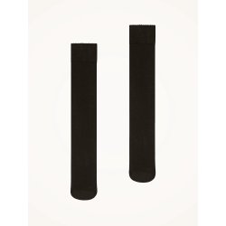 Wolford velvet de luxe 50 knee-high - nearly black 