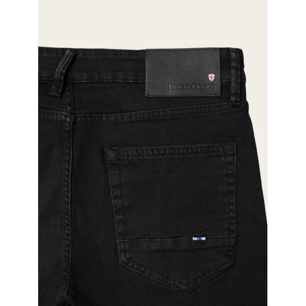 Blue de genes BGvinci trueblack jeans - black denim 