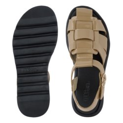 Green Comfort sandal Allow Ada - Taupe 422022Q40