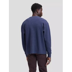 Lee Slim Henley tee - indigo heather