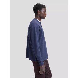 Lee Slim Henley tee - indigo heather