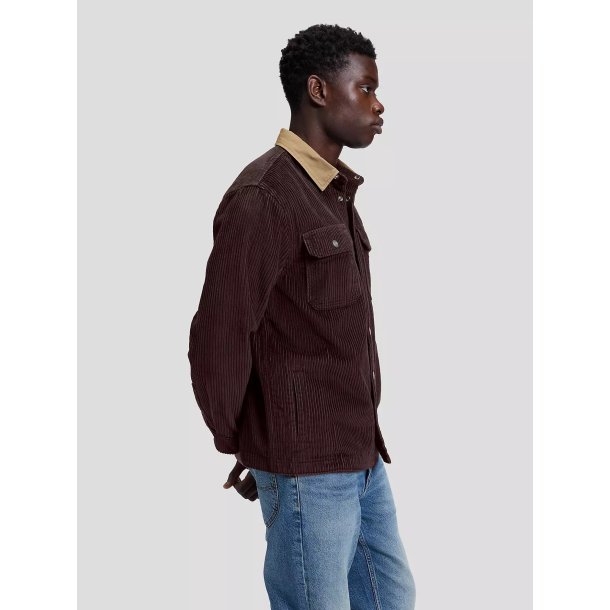 Lee Workwear relaxed overshirt - chocolate torte 