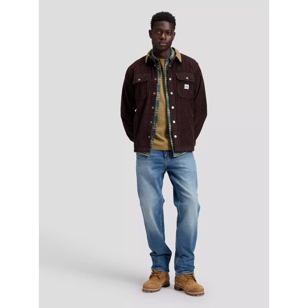 Lee Workwear relaxed overshirt - chocolate torte 