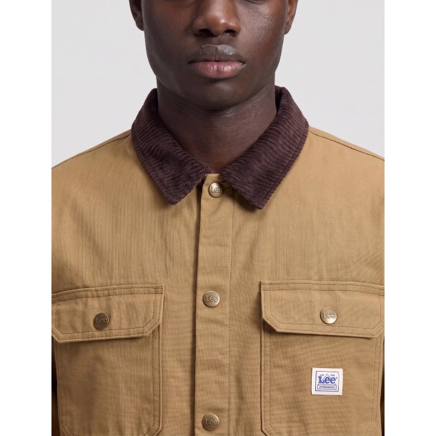 Lee Workwear overshirt - dark khaki 