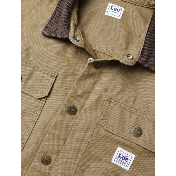 Lee Workwear overshirt - dark khaki 