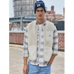 Lee Workwear relaxed vest - warm ecru 
