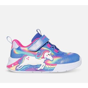 SKECHERS S-Lights Unicorn Chaser - bl/lilla 