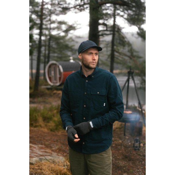 LAKOR Moleskin shirt - blueberry