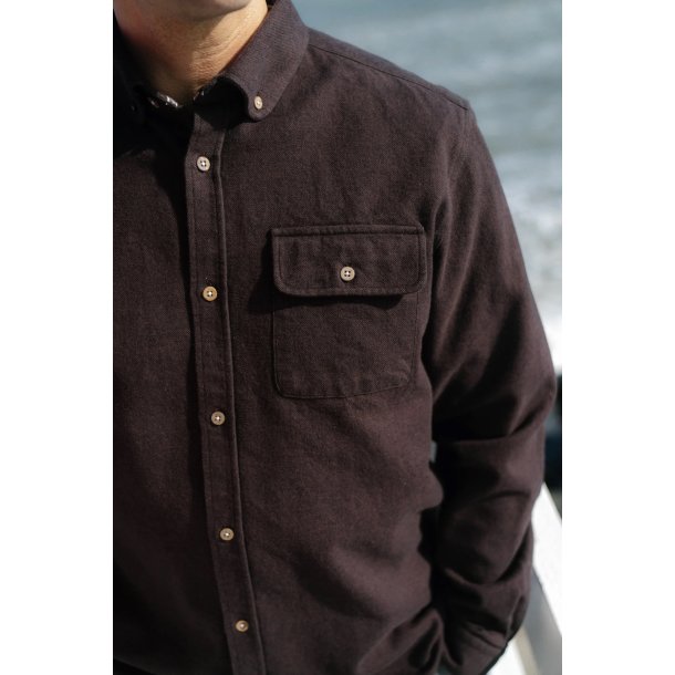 LAKOR Moss shirt - chicory coffee  