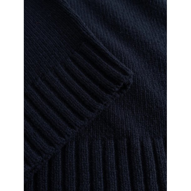 Blue de genes BGfraser zip knit - dark navy 