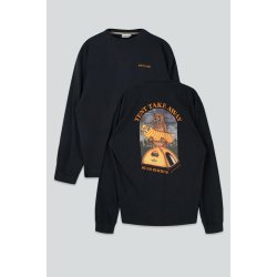 LAKOR Takeaway box fit LS t-shirt - moonless night 