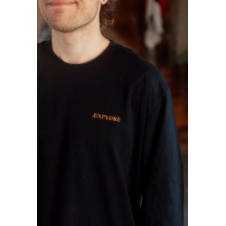 LAKOR Takeaway box fit LS t-shirt - moonless night 