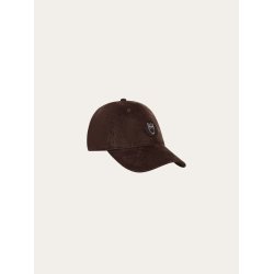 Knowledge Cotton Corduroy badge cap - chocolate torte 4230030