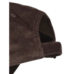 Knowledge Cotton Corduroy badge cap - chocolate torte 4230030