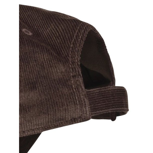 Knowledge Cotton Corduroy badge cap - chocolate torte 4230030