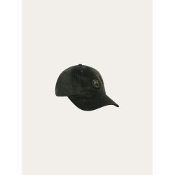 Knowledge Cotton Corduroy badge cap - forest night 4230030
