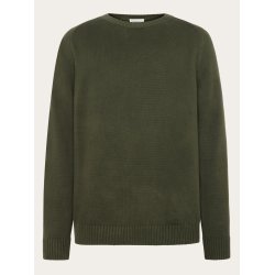 Knowledge Cotton Crew neck core sweater - forest night 1080032
