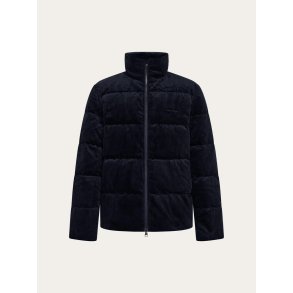 Knowledge Cotton Corduroy puffer jacket - night sky 1060085