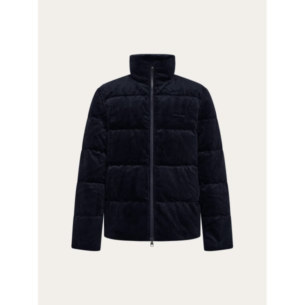 Knowledge Cotton Corduroy puffer jacket - night sky 1060085