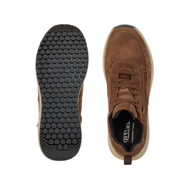 Green Comfort sneaker - brun 521042Q10