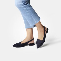 Paul Green sling back - Navy 6090 