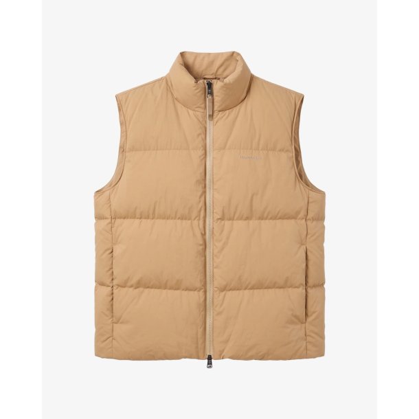 Knowledge Cotton Vent 90 puffer vest - kelp melange 