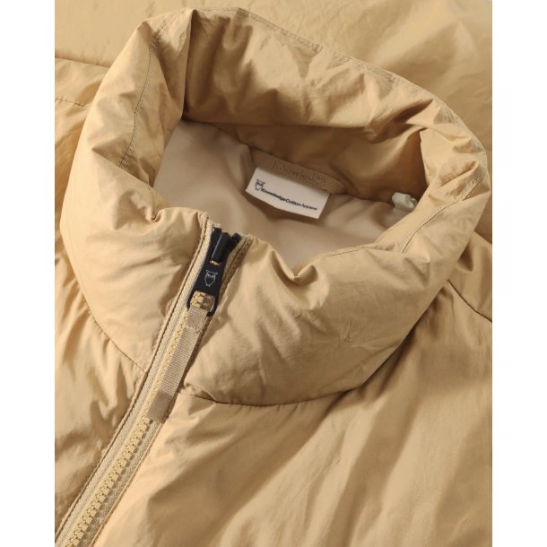 Knowledge Cotton Vent 90 puffer vest - kelp melange 