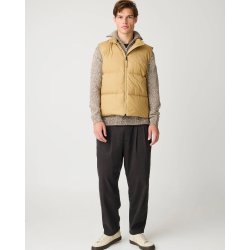Knowledge Cotton Vent 90 puffer vest - kelp melange 