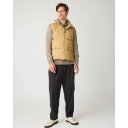 Knowledge Cotton Vent 90 puffer vest - kelp melange 