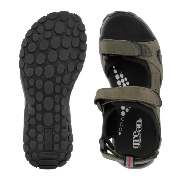 Green Comfort Varberg Vince sandal - olive 621008Q24
