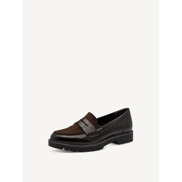 Tamaris loafer - mrk brun 