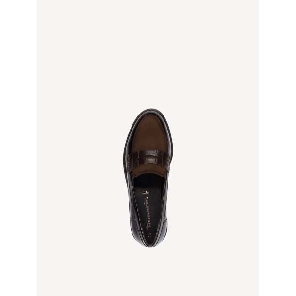 Tamaris loafer - mrk brun 