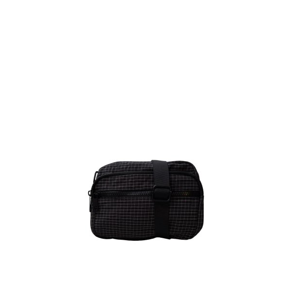 Black Colour Agata crossover bag lille - sort