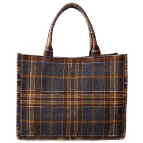 Black Colour Dex bag - gr� (grey check) 