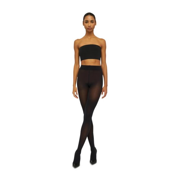 Wolford Pure 50 tights super soft bonded seams - sort